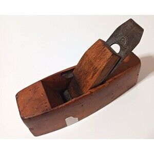 Moulson Brothers Antique Wood Plane Blade 1800s Greenfield Tool Co Coffin